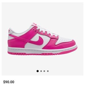 Nike Dunks Low – Girls’ Sneakers – Pink & White